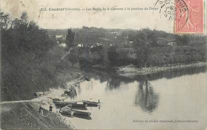 CPA FRANCE 33  "Caudrot, les bords de la Garonne"