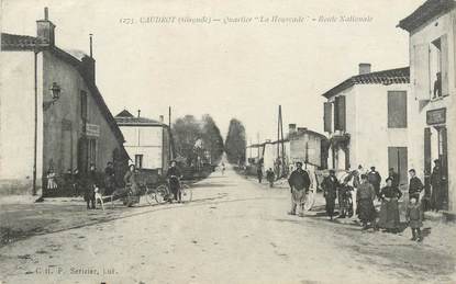 CPA FRANCE 33  "Caudrot, le quartier de la Hourcade"