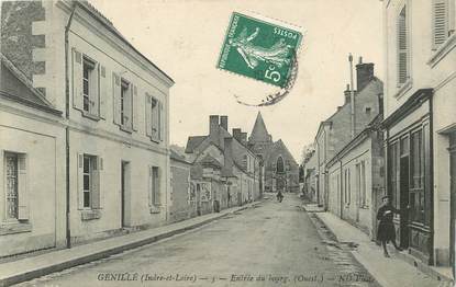 CPA FRANCE 37 "Genillé, entrée du bourg"