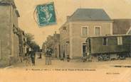 37 Indre Et Loire CPA FRANCE 37 "Nouans, Hotel de la Place et route d'Ecueillé"