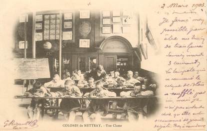 CPA FRANCE 37 "Colonie de Mettray, une classe" / ECOLE