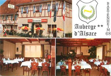 / CPSM FRANCE 68 "Bartenheim, auberge d'Alsace"