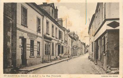 CPA FRANCE 37 "Saint Martin le Beau, la rue principale"