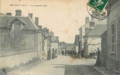 CPA FRANCE 37 "Prunay, la grande rue"