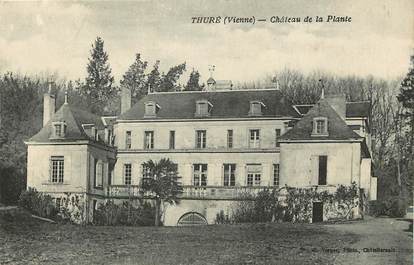 CPA FRANCE 86 "Thuré, Chateau de la Plante"