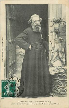 CPA FRANCE 86 "Poitiers, Le révérend Père Camille de la Croix S.J., archéologue et membre de la société des antiquaires de l'Ouest"