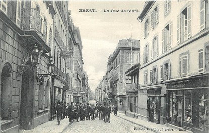 CPA FRANCE 29 "Brest, la rue de Siam"