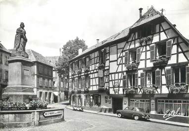 / CPSM FRANCE 68 "Ribeauvillé, hôtel restaurant du mouton "