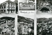 68 Haut Rhin / CPSM FRANCE 68 "Rimbach, hôtel restaurant à l'Aigle d'Or"