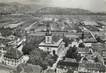 / CPSM FRANCE 68 "Wintzenheim, l'église Saint Laurent et la mairie"