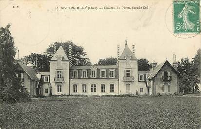CPA FRANCE 18 "Saint Eloy de Gy, Château du Péron"