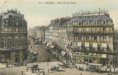 CPA FRANCE 75002 "Paris, rue de la Paix"