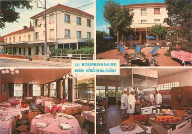 / CPSM FRANCE 69 "Serezin du Rhône, La Bourbonnaise Hôtel restaurant"