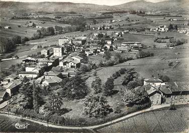 / CPSM FRANCE 69 "Liergues, vue générale aérienne"