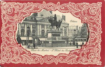 CPA FRANCE 45 "Orléans, place du Martroi et l'Hotel des Postes"