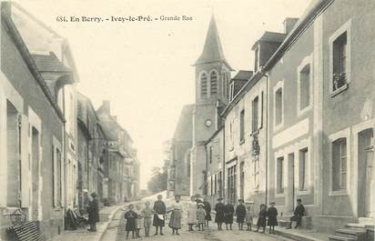 CPA FRANCE 18 "Ivoy le Pré, Grande rue"