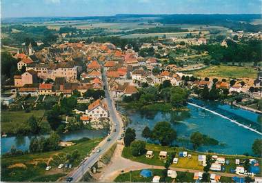 / CPSM FRANCE 70 "Marnay, vue aérienne, le camping"