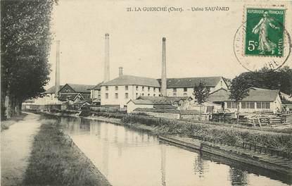 CPA FRANCE 18 "La Guerche, l'Usine Sauvard"