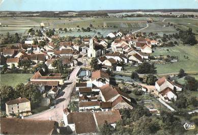 / CPSM FRANCE 70 "Roche et Raucourt, vue générale aérienne"