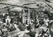 / CPSM FRANCE 71 "Bourbon Lancy Thermal, vue aérienne, l'église"