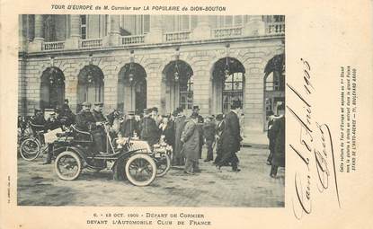  CPA FRANCE 75001 "Paris,  Automobile Dion Bouton"