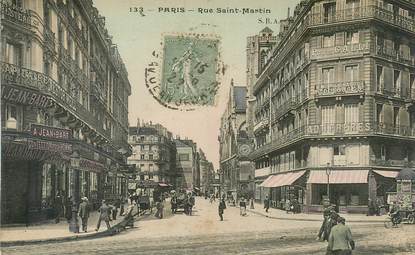     CPA FRANCE 75003 "Paris, rue Saint Martin"