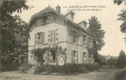 CPA FRANCE 18 "Farges en Septaine, la villa des Grands Bergers"