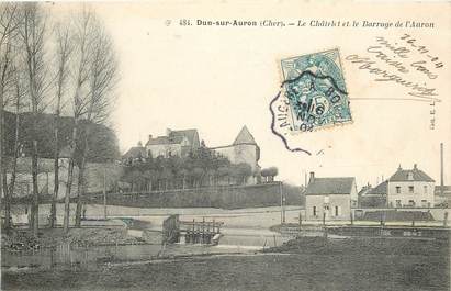 CPA FRANCE 18 "Dun sur Auron, le Chatelet et le barrage de l'Auron"
