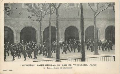 CPA FRANCE 75006 "Paris, Institution Saint Nicolas, rue de vaugirard"