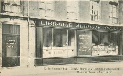 CPA FRANCE 75006 "Paris, Librairie Auguste Picard, rue Bonaparte"