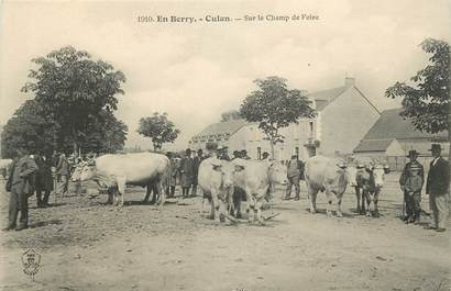 CPA FRANCE 18 "En Berry, Culan, sur le champ de foire"