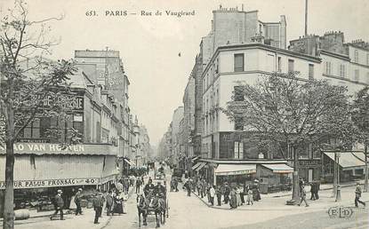 CPA FRANCE 75006 "Paris, rue de Vaugirard" 