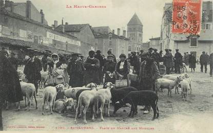 CPA FRANCE  31 "Saint Gaudens, place u marché aux moutons"