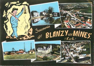 / CPSM FRANCE 71 "Blanzy les Mines"