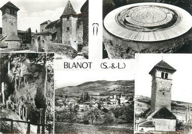 / CPSM FRANCE 71 "Blanot les Grottes"