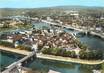 / CPSM FRANCE 71 "Chalon sur Saone, Ile Saint Laurent, vue aérienne"