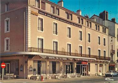 / CPSM FRANCE 71 "Chalon sur Saone, hôtel de la gare"