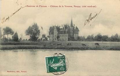 CPA FRANCE 18 "Environs de Vierzon, Nançay, chateau de la Varenne"