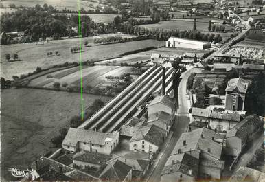 / CPSM FRANCE 71 "Chaufailles, vue aérienne, usine de tissage"