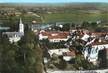/ CPSM FRANCE 71 "Cuisery, vue aérienne sur le château et l'église"