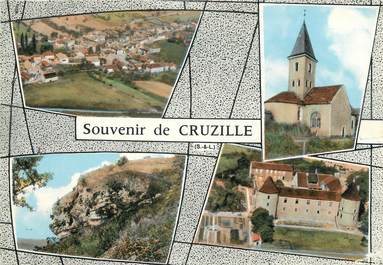 / CPSM FRANCE 71 "Souvenir de Cruzille"