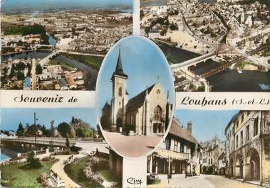 / CPSM FRANCE 71 "Souvenir de Louhans "