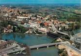 71 SaÔne Et Loire / CPSM FRANCE 71 "Louhans, vue panoramique aérienne"