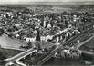 / CPSM FRANCE 71 "Louhans, vue aérienne sur l'entrée de la ville"