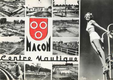 / CPSM FRANCE 71 "Macon, centre nautique"