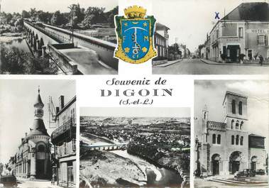 / CPSM FRANCE 71 "Souvenir de Digoin"