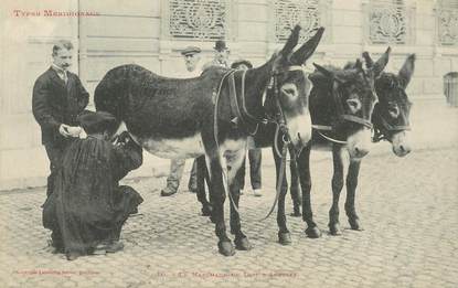 CPA FRANCE 31 "le marchand de lait d'anesses" / ANE