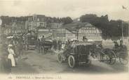 14 Calvado CPA FRANCE 14 "Trouville sur Mer, retour des Courses" / Garage automobiles