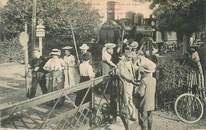 CPA FRANCE 31 "Toulouse, une partie de pêche" / TRAIN