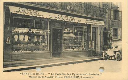 CPA FRANCE 66 "Vernet les Bains, Mercerie Epicerie fine"